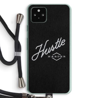 Hustle: Pixel 5a 5G Transparant Hoesje met koord