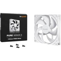 BeQuiet PURE WINGS 3 White 140mm PWM PC-ventilator Wit (b x h x d) 140 x 25 x 140 mm