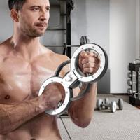 5,35 kg Bodybuilder Trainingsapparaat voor het Bovenlichaam voor Mannen en Vrouwen met Instelbare Weerstand en 360° Rotatie