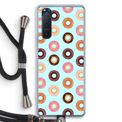 Donuts: Sony Xperia 5 II Transparant Hoesje met koord