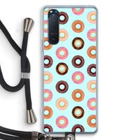 Donuts: Sony Xperia 5 II Transparant Hoesje met koord