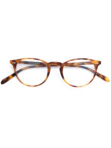 Oliver Peoples lunettes "Riley-R" - Marron