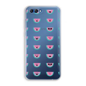 Smiley watermeloenprint: Honor 10 Transparant Hoesje