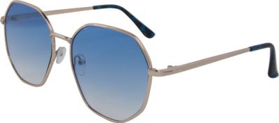 AZ Eyewear zonnebril rond cat. 3 goud/blauw (5190 A) AZ Eyewear zonnebril rond cat. 3 goud/blauw (5190 A)
