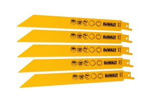 DeWalt Accessoires Reciprozaagblad BiM 203x1,8mm ferro- en non-ferrometaal 3-8mm - DT2353-QZ - DT2353-QZ