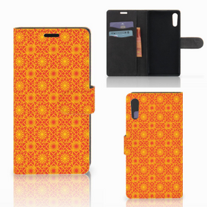 Sony Xperia XZ | Sony Xperia XZs Telefoon Hoesje Batik Oranje