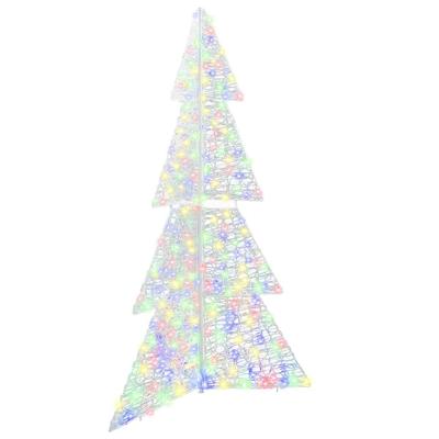 Kerstboom met 240 LED Multikleur 180 cm Acryl