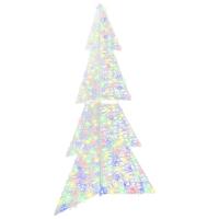 Kerstboom met 240 LED Multikleur 180 cm Acryl