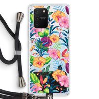Tropisch 2: Samsung Galaxy S10 Lite Transparant Hoesje met koord