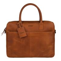 Burkely Vintage Jack Worker 13.3" laptop bag-Cognac - thumbnail