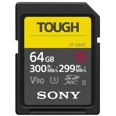 Sony ProSD Tough 18x stronger - 64GB UHS-II R300 W299 - V90