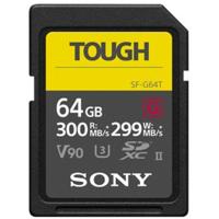 Sony ProSD Tough 18x stronger - 64GB UHS-II R300 W299 - V90