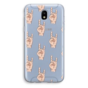Rock: Samsung Galaxy J5 (2017) Transparant Hoesje