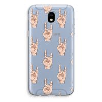 Rock: Samsung Galaxy J5 (2017) Transparant Hoesje