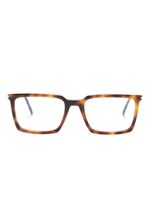 Saint Laurent Eyewear lunettes de vue à monture rectangulaire - Marron Saint Laurent Eyewear lunettes de vue à monture rectangulaire - Marron