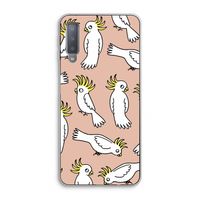 Papegaai: Samsung Galaxy A7 (2018) Transparant Hoesje Papegaai: Samsung Galaxy A7 (2018) Transparant Hoesje