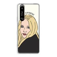 Mary Kate: Sony Xperia 1 III Transparant Hoesje