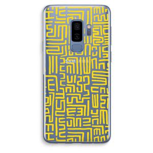 Majorelle Blue Print: Samsung Galaxy S9 Plus Transparant Hoesje