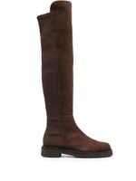 Stuart Weitzman bottes en daim - Marron