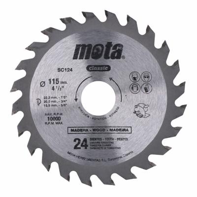 Cirkelzaagblad Mota sc124p