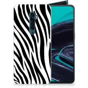 OPPO Reno 2 TPU Hoesje Zebra