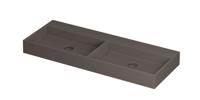 Wastafel United Porselein dubbel zonder kraangat incl. porseleinen click plug en verborgen overloop systeem 120 cm x 45 cm x 11 cm Mat basento 0206123 Wastafel United Porselein dubbel zonder kraangat incl. porseleinen click plug en verborgen overloop systeem 120 cm x 45 cm x 11 cm Mat basento 0206123
