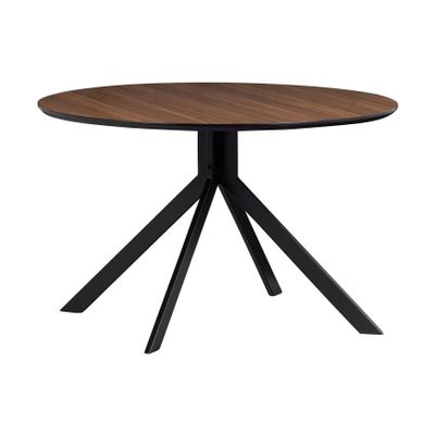 Woood Bruno eettafel rond Ø120 cm Walnoot