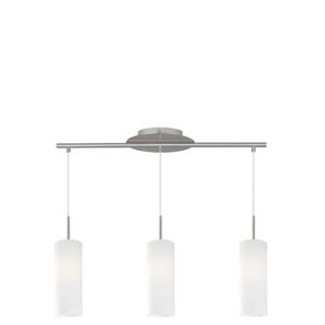 EGLO TROY 3 hangende plafondverlichting Flexibele montage E27 60 W Nikkel