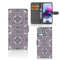 Motorola Moto G100 | Bookcase | Flower Tiles