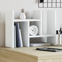 VidaXL Bureau organiser 34,5x15,5x35,5 cm bewerkt hout wit VidaXL Bureau organiser 34,5x15,5x35,5 cm bewerkt hout wit