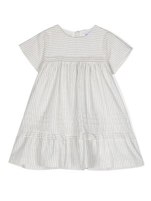 Knot robe Mindy à rayures - Tons neutres