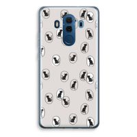 Miauw: Huawei Mate 10 Pro Transparant Hoesje Miauw: Huawei Mate 10 Pro Transparant Hoesje