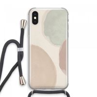 Geo #8: iPhone XS Max Transparant Hoesje met koord