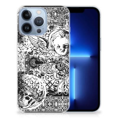 Silicone Back Case Apple iPhone 13 Pro Skulls Angel