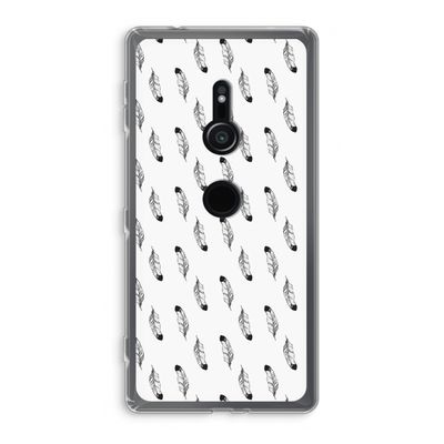 Pluimen: Sony Xperia XZ2 Transparant Hoesje