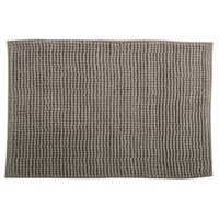 MSV Badkamerkleed/badmat tapijtje voor op de vloer - beige - 50 x 80 cm - Microvezel - Badmatjes - thumbnail