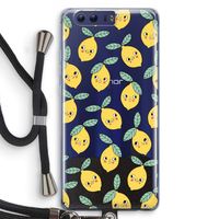 Citroenen: Honor 9 Transparant Hoesje met koord Citroenen: Honor 9 Transparant Hoesje met koord