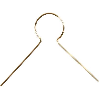Creativ Company Metalen hanger, l: 22 mm, gatgrootte 8 mm, verguld, 50 stuk/ 1 doos