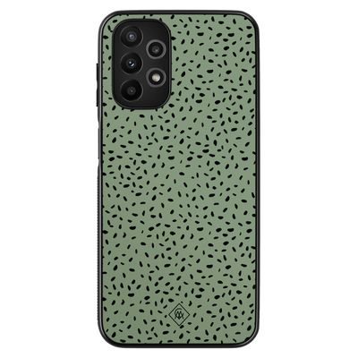 Samsung Galaxy A13 4G hoesje - Green confetti Samsung Galaxy A13 4G hoesje - Green confetti