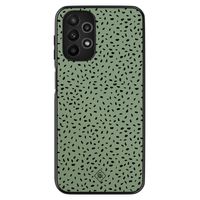 Samsung Galaxy A13 4G hoesje - Green confetti