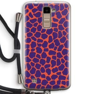 Purple Giraffe: LG K10 (2016) Transparant Hoesje met koord