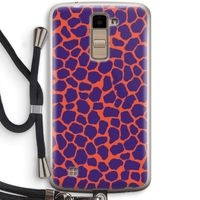 Purple Giraffe: LG K10 (2016) Transparant Hoesje met koord