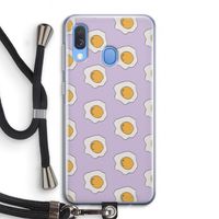 Bacon to my eggs #1: Samsung Galaxy A40 Transparant Hoesje met koord