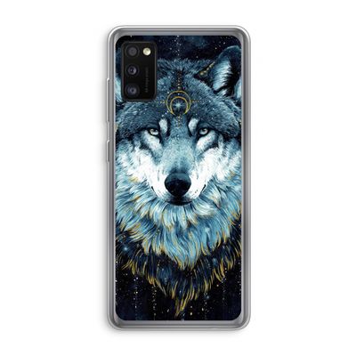 Darkness Wolf: Samsung Galaxy A41 Transparant Hoesje
