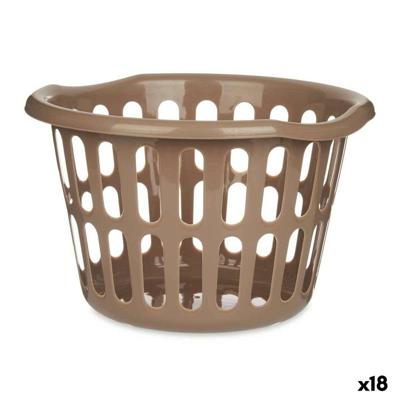 Mand Kipit Taupe Polypropyleen 27 L (18 Stuks)