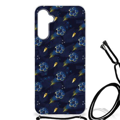Doorzichtige Silicone Hoesje voor Samsung Galaxy A14 5G Voetbal