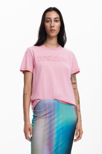 Glanzend T-shirt Desigual - RED - M