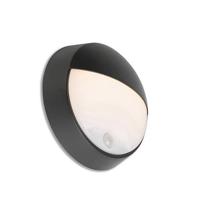 QAZQA Buitenwandlamp zwart incl. LED met bewegingssensor IP54 -