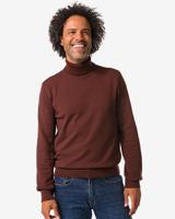 HEMA Heren coltrui Marco donkerbruin (donkerbruin)