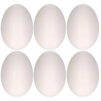 Piepschuim hobby vorm - 20x - eieren - 12 cm - DIY knutsel figuren om te versieren - paaseieren